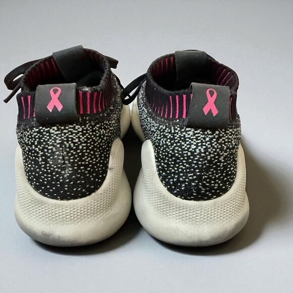 ADIDAS Purebounce Running Shoes Breast Cancer Black Pink Shoes Size 7 - Picture 3 of 6